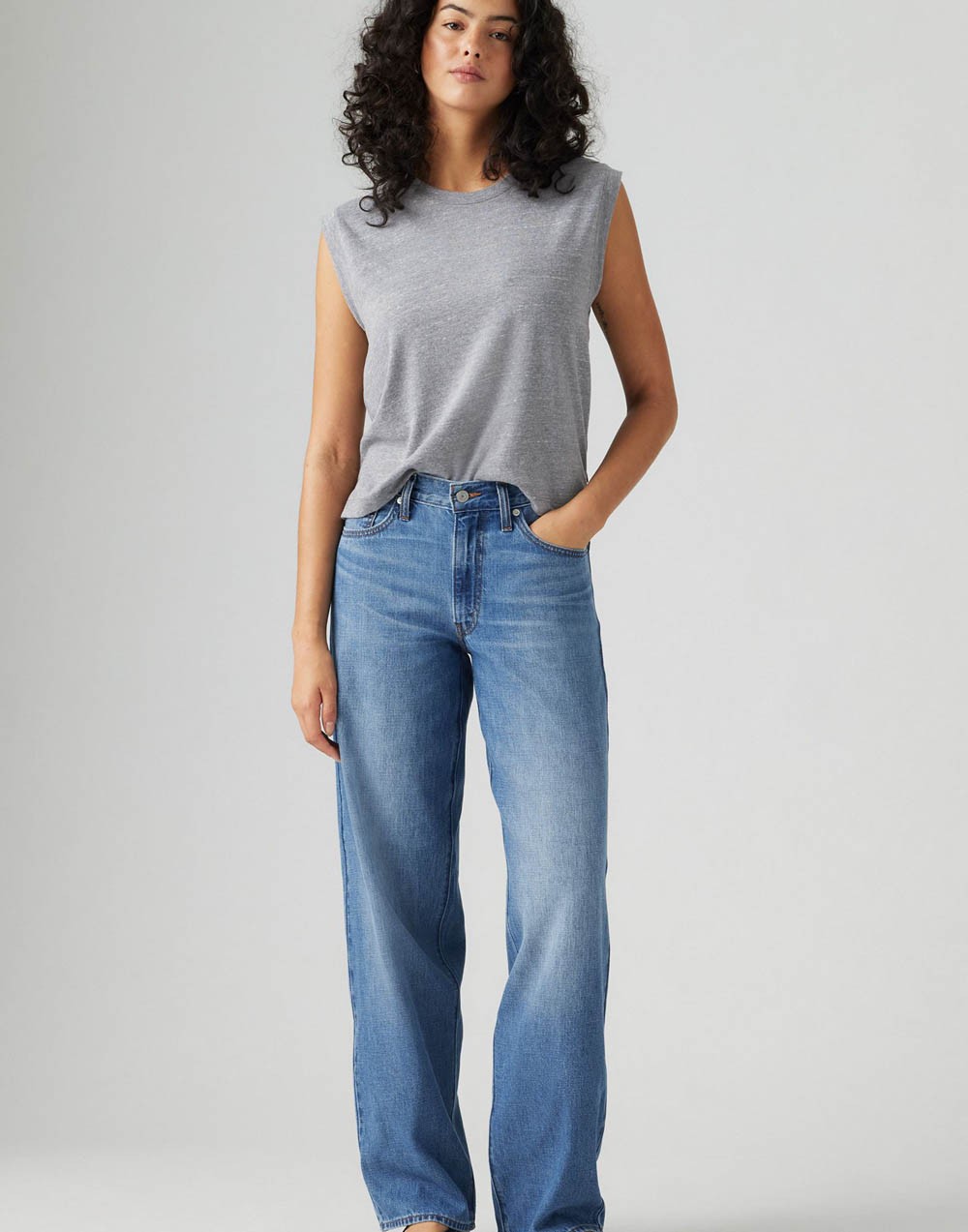 Spodnie Levi's® Baggy Dad Heavy Check A3494 0057
