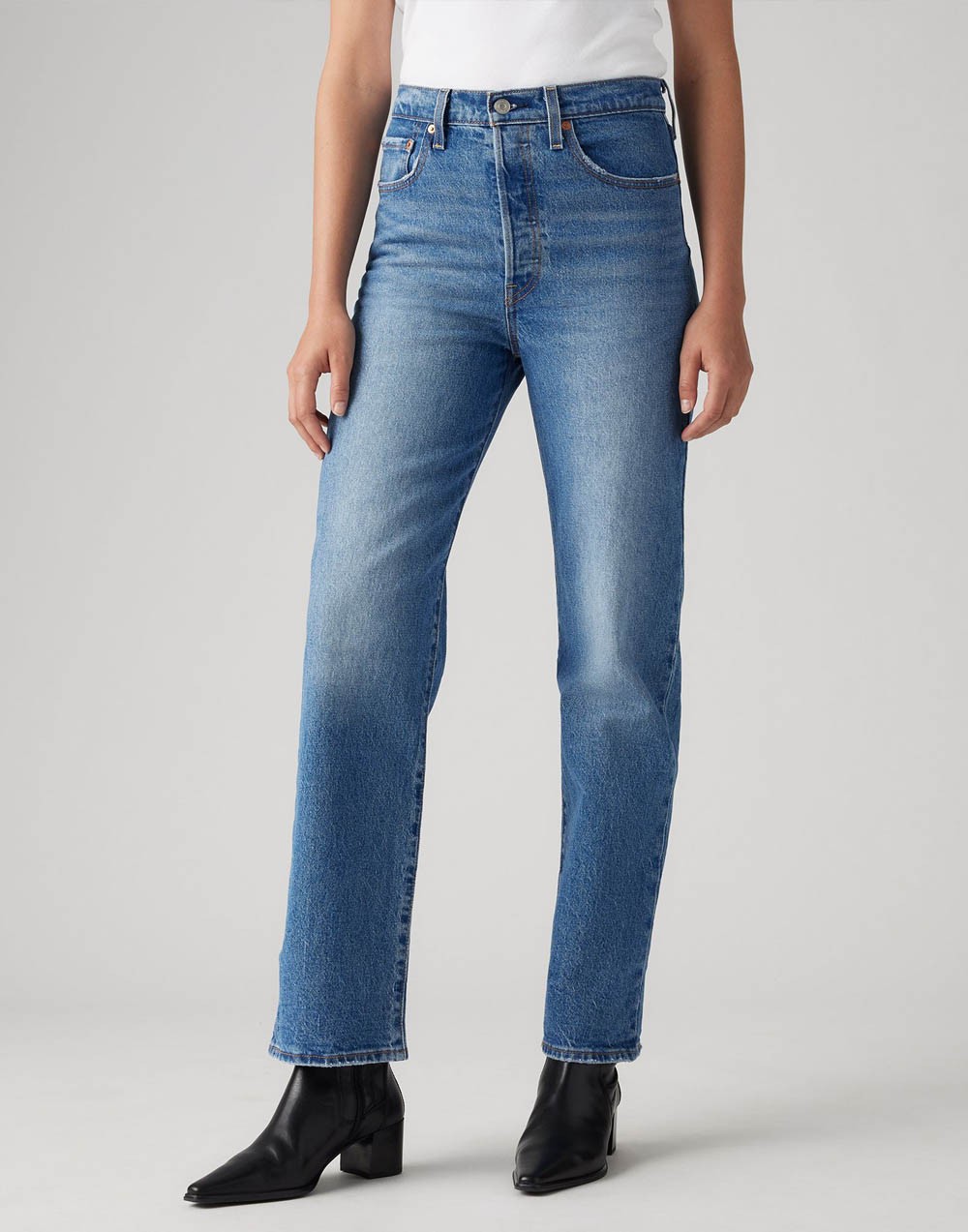 Spodnie Levi's® Ribcage Straight Ankle 72693 0177