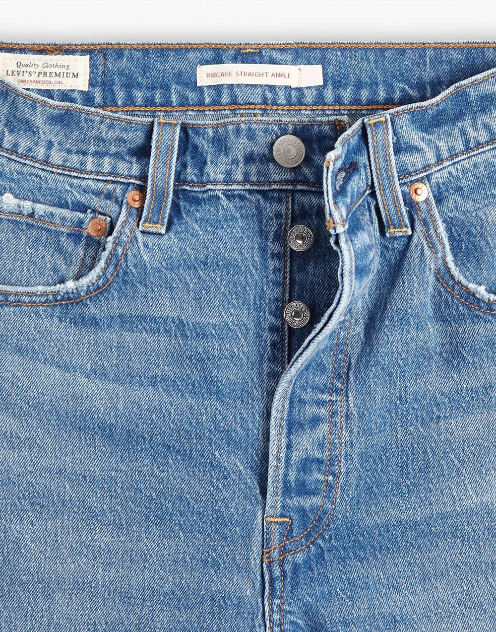 Spodnie Levi's® Ribcage Straight Ankle 72693 0177
