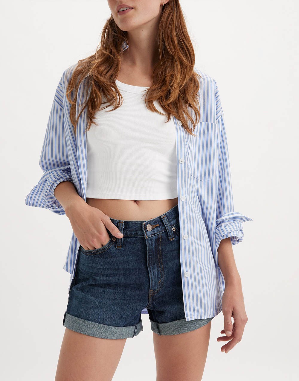 Szorty Levi's® Rolled 80S Mom Short Taking The Stairs A5564 0004