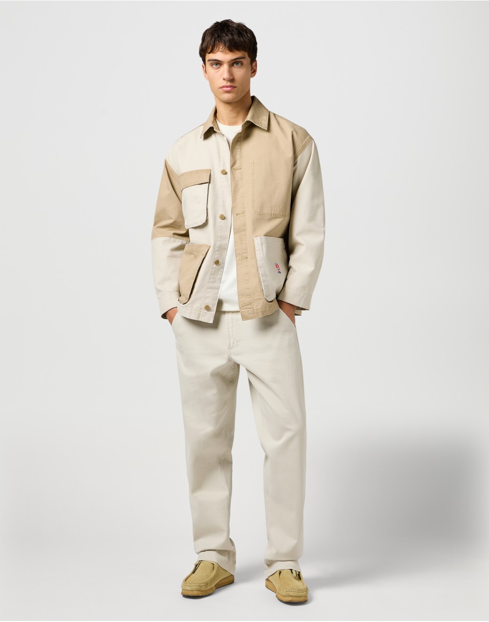 Wrangler Spodnie Męskie Cj Rel Chino Pant Pelican 112362915