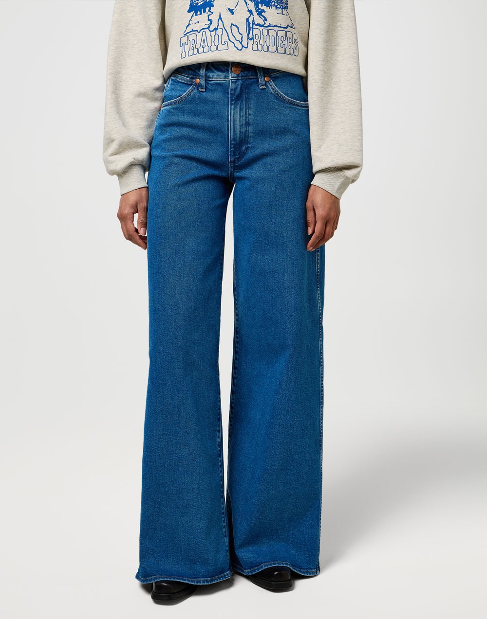 Jeansy Wrangler Canyon 112371190 Gentle Sky