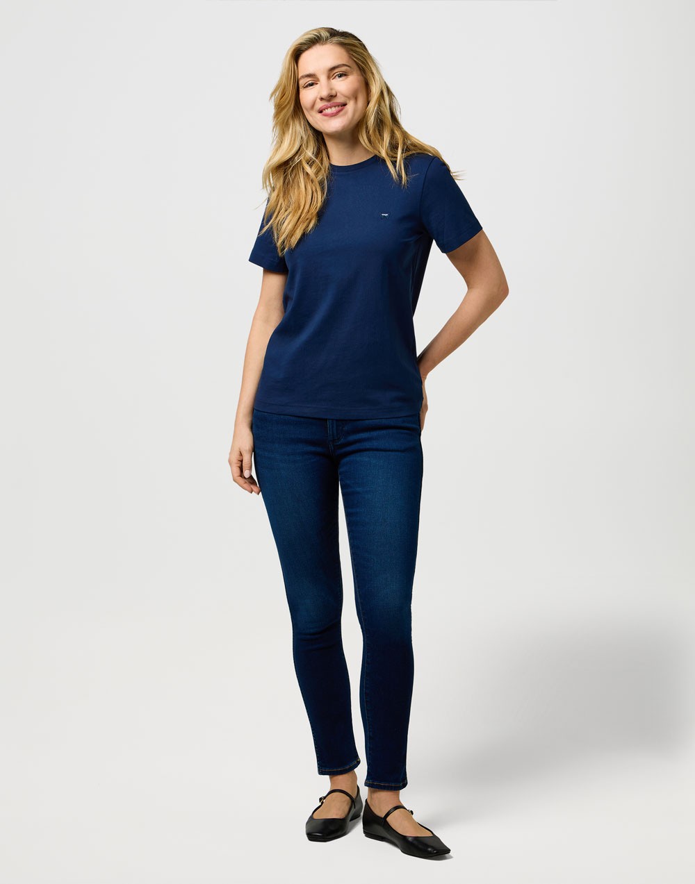Jeansy Wrangler Sienna 112371151 Nightshade