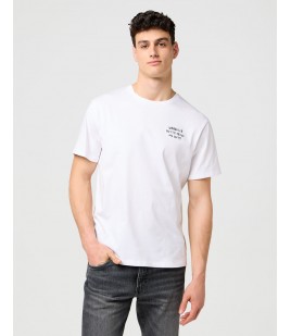 T-shirt Wrangler EMBROIDERY TEE 112371487 Worn White