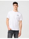 T-shirt Wrangler EMBROIDERY TEE 112371487 Worn White