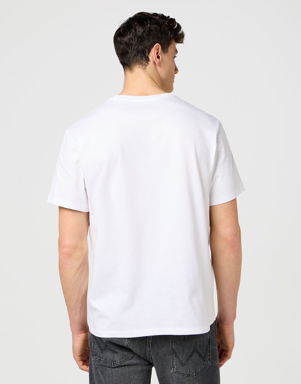 T-shirt Wrangler EMBROIDERY TEE 112371487 Worn White