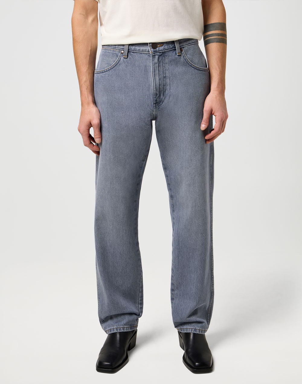 ★E.B.M★ Chin Detail Semi Wide Pants EMP2WPT060 WIDE LEG PANTS | Alix