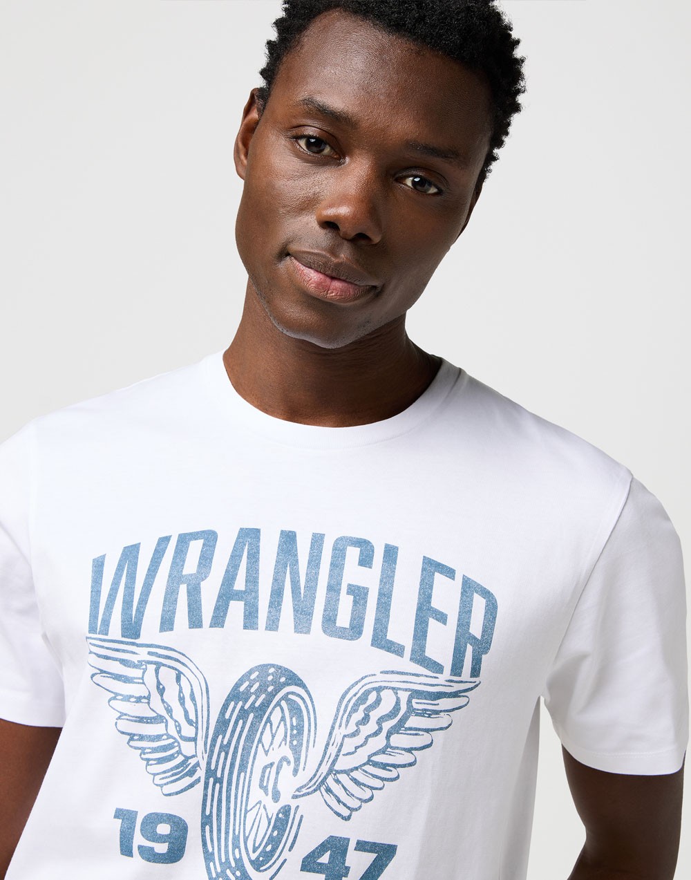 T-shirt Wrangler AMERICANA TEE 112371475 Worn White