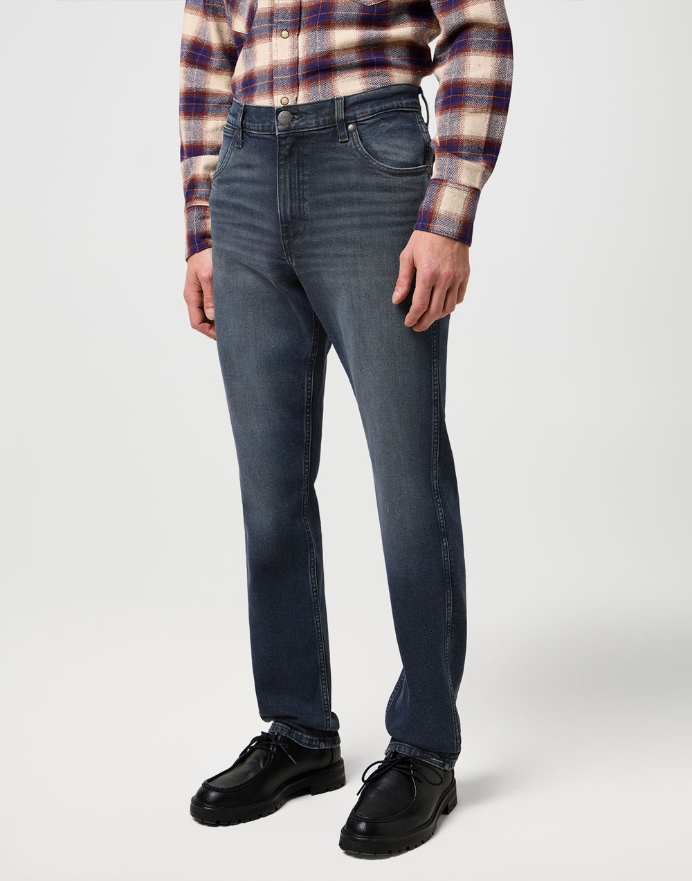 Wrangler Spodnie Męskie Greensboro Ocean Storm 112370847
