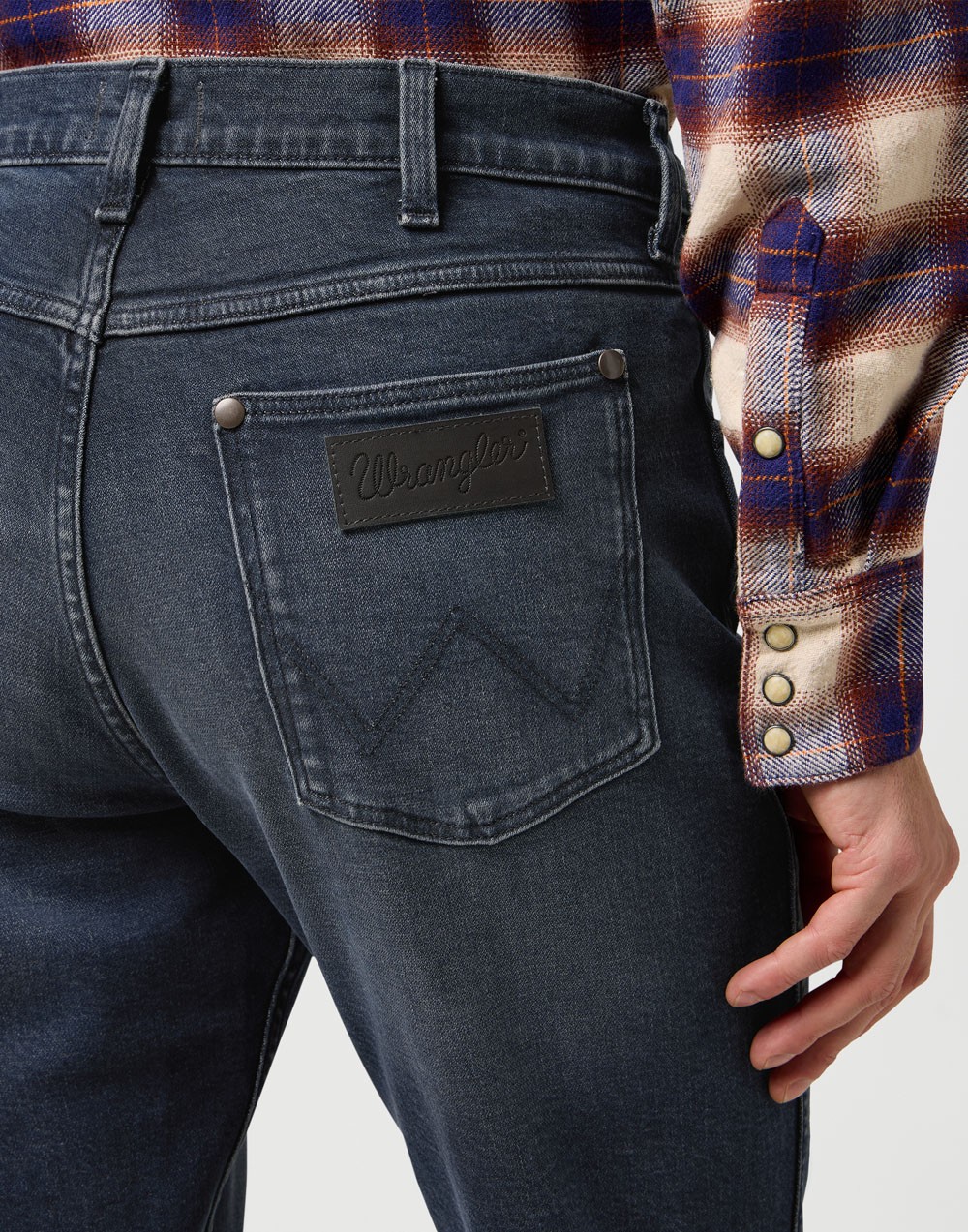 Wrangler Spodnie Męskie Greensboro Ocean Storm 112370847