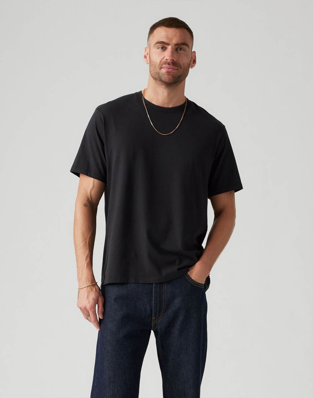 T-Shirt Levi's®  The Essential Tee - Mineral Black Jersey A3328 0000