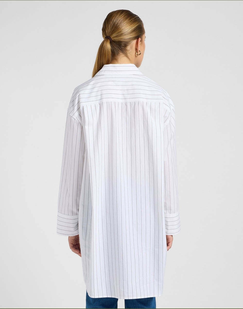 Koszula Lee LOOSE SHIRT 112370824 Bistre Stripe