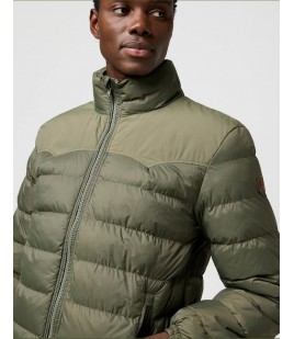 Kurtka Wrangler PACKABLE PUFFER 112371449 Dusty Olive