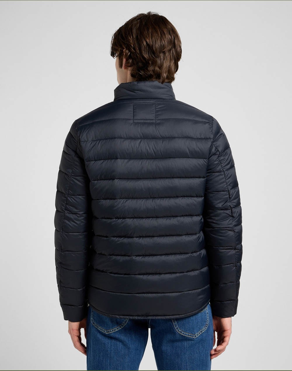 Kurtka Lee STAND COLLAR PUFFER JACKET 112370431 Black