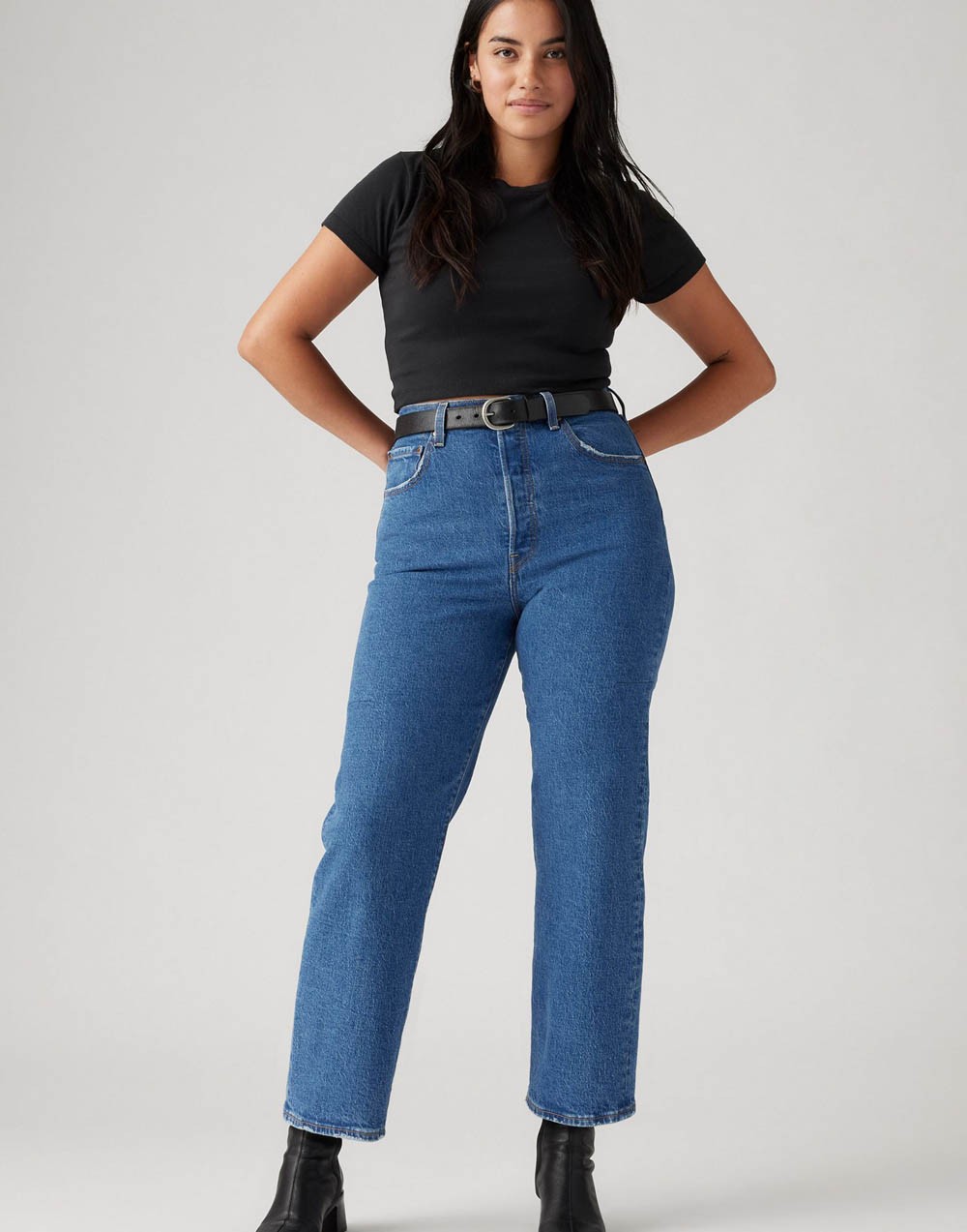 Spodnie Damskie Levi's® Ribcage Straight Ankle 72693-0117