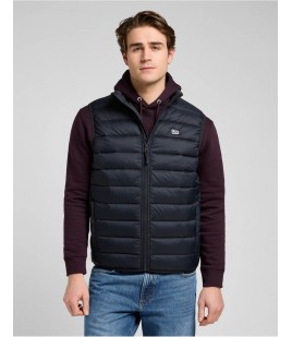 Bezrękawnik Lee STAND COLLAR PUFFER VEST PUFFER 112370535 Black