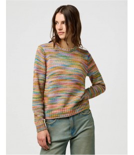 Sweter Damski Wrangler Striped Sweater Rainbow 112371598
