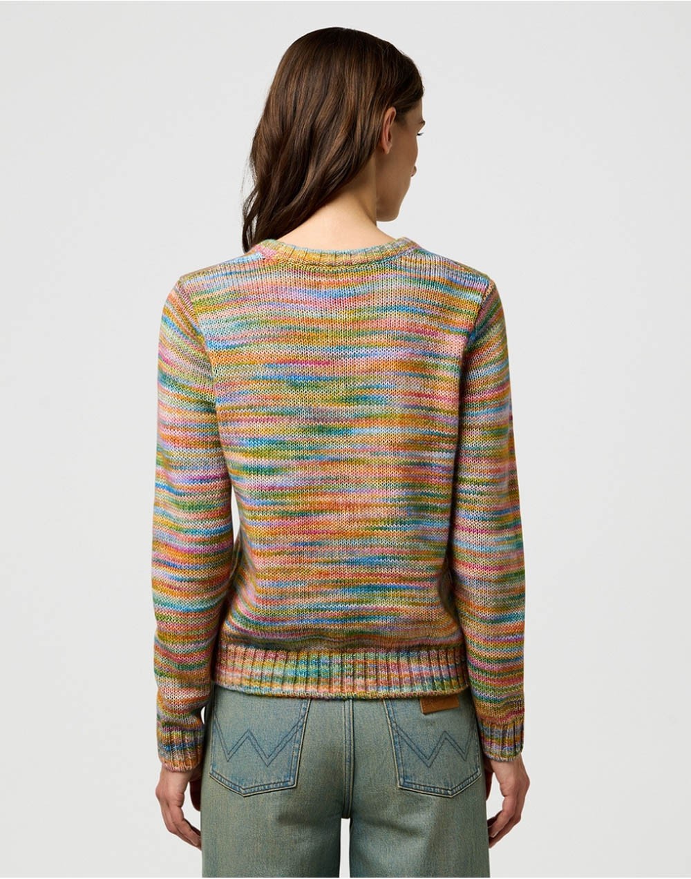 Sweter Damski Wrangler Striped Sweater Rainbow 112371598