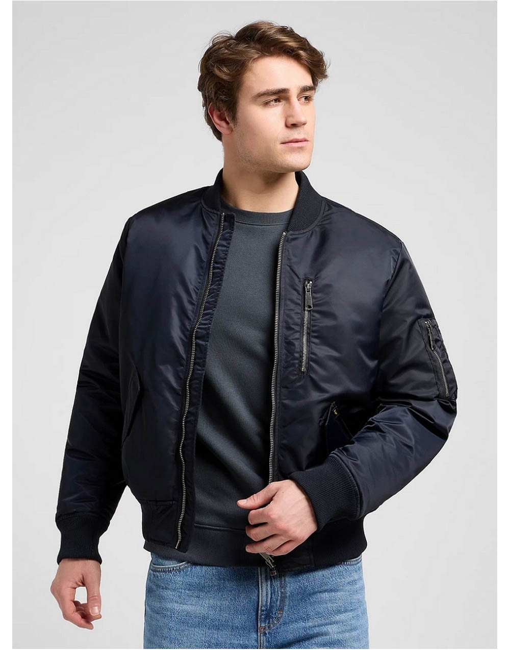 Kurtka Męska Lee Bomber Jacket Black 112371314