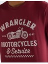 T-shirt Wrangler AMERICANA TEE 112377953 Ruby Wine