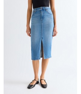 Spódnica Wrangler PENCIL SKIRT 112378225 Hazy Horizon