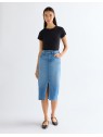 Spódnica Wrangler PENCIL SKIRT 112378225 Hazy Horizon