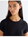 T-shirt Wrangler CAPPED RIB SHIRT 112380152 Black