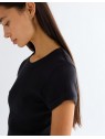 T-shirt Wrangler CAPPED RIB SHIRT 112380152 Black