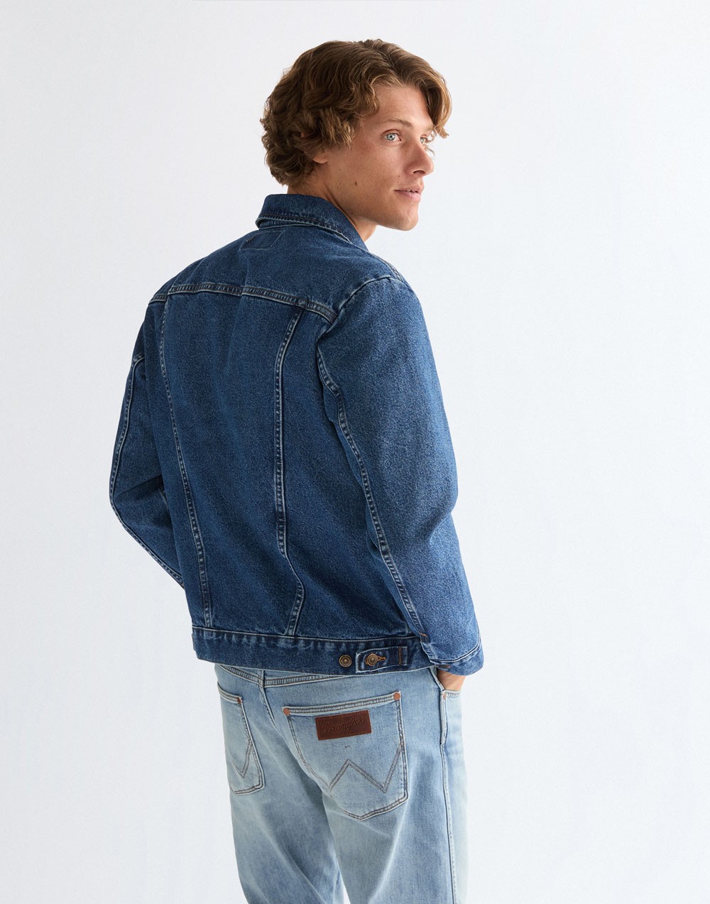Katana Wrangler COWBOY CUT JACKET 112378960 Stonewash