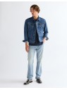 Katana Wrangler COWBOY CUT JACKET 112378960 Stonewash