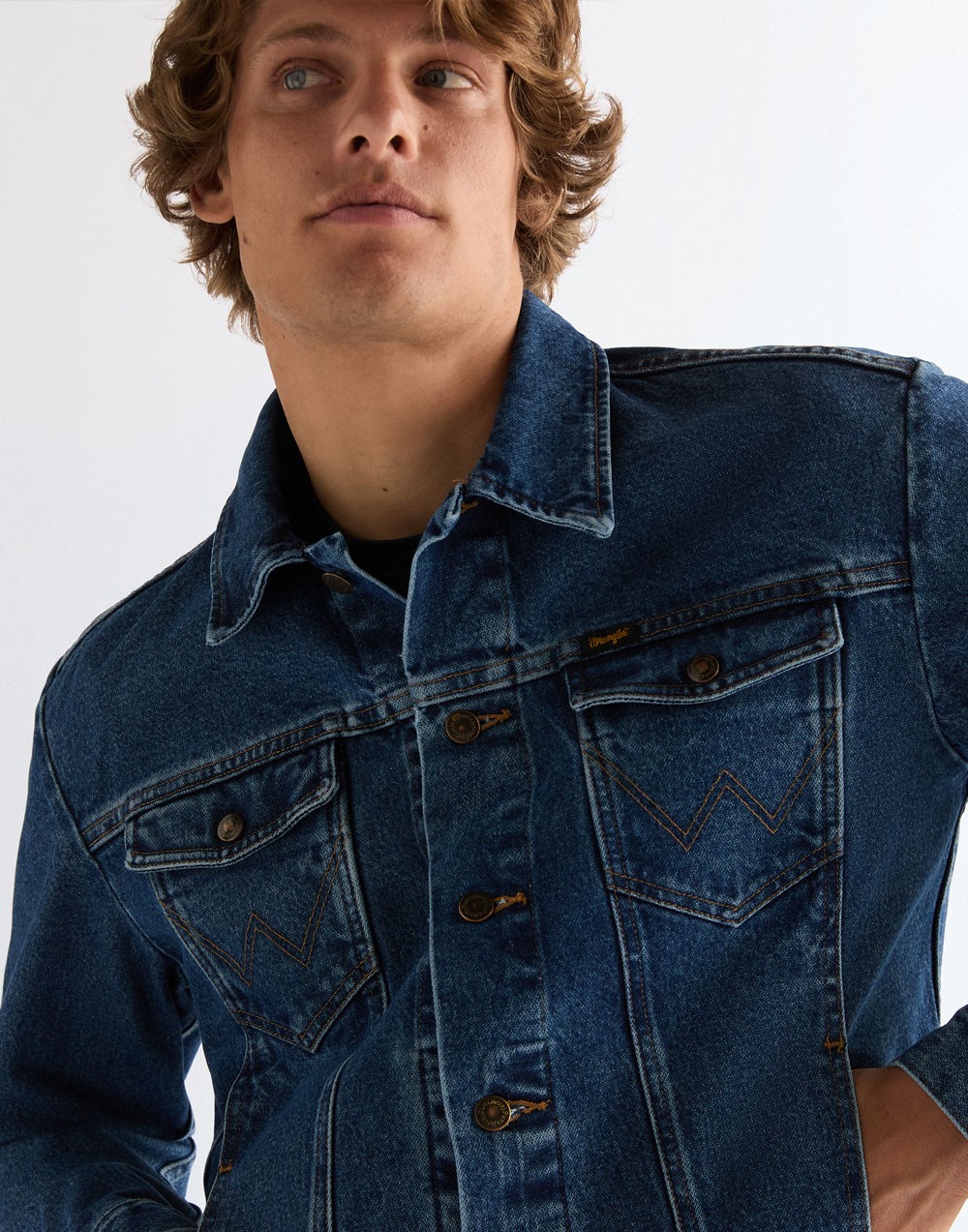 Katana Wrangler COWBOY CUT JACKET 112378960 Stonewash