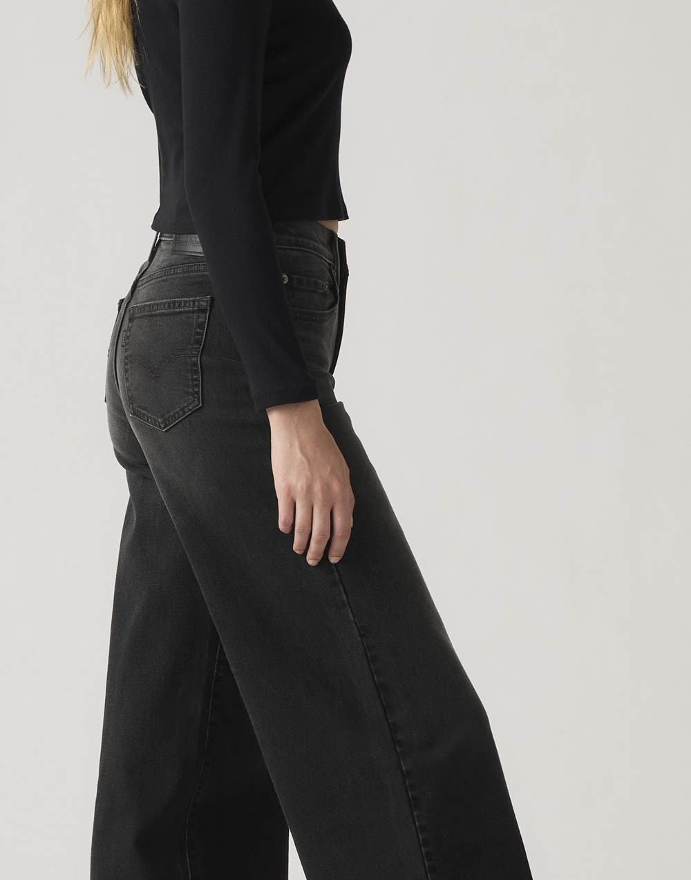 Spodnie Damskie Spodnie Damskie Levi's® 501 Hr Wide Leg Rodeo 0039b 0000