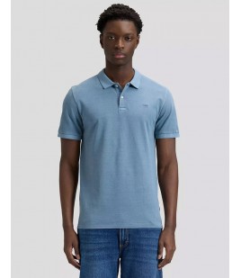 Koszulka Lee GARMENT DYE POLO 112376470 Dustier Blue