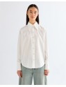 Koszula Wrangler DRAMA COLLAR SHIRT 112378112 Worn White
