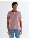 Koszulka Męska Wrangler Refined Polo Shirt Ruby Wine 112377998