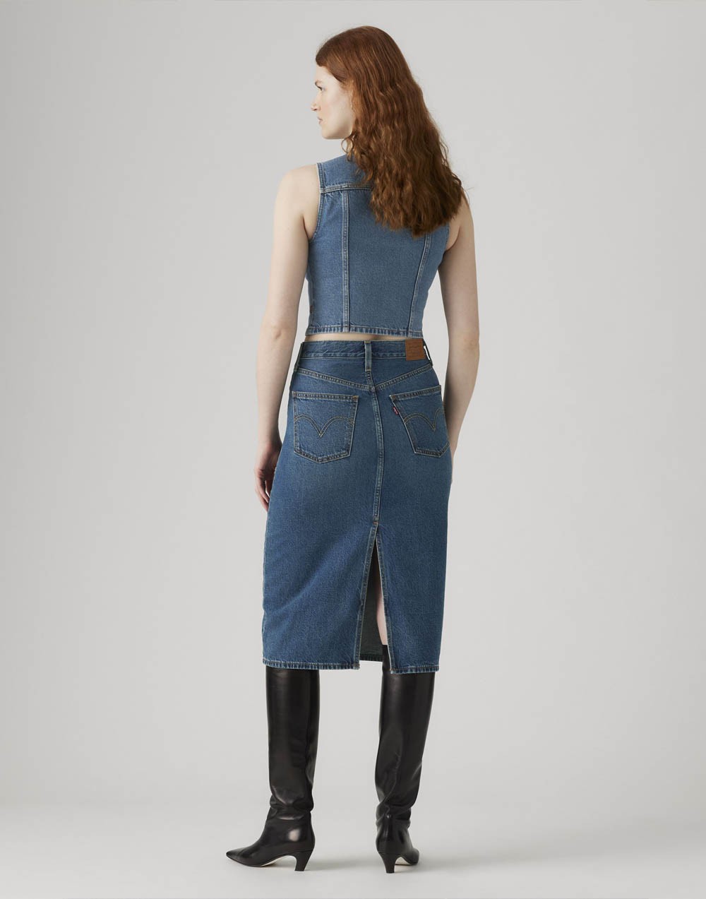 Spódnica Levi's® Hr Back Slit Skirt Review Time 001VH 0006