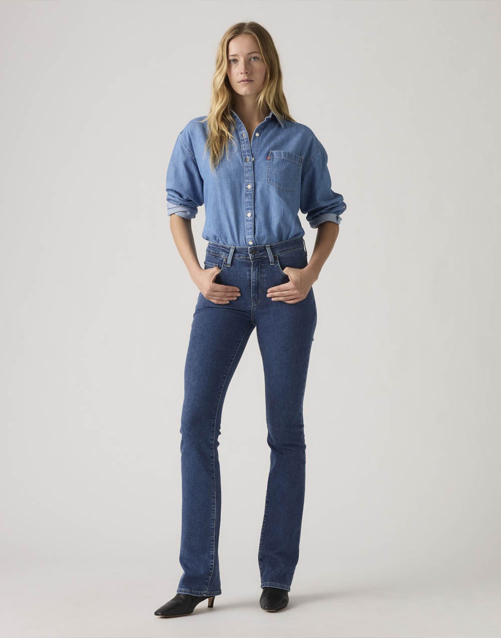 Spodnie Levi's® 725 High Rise Bootcut Triangle Exploration 18759 0234