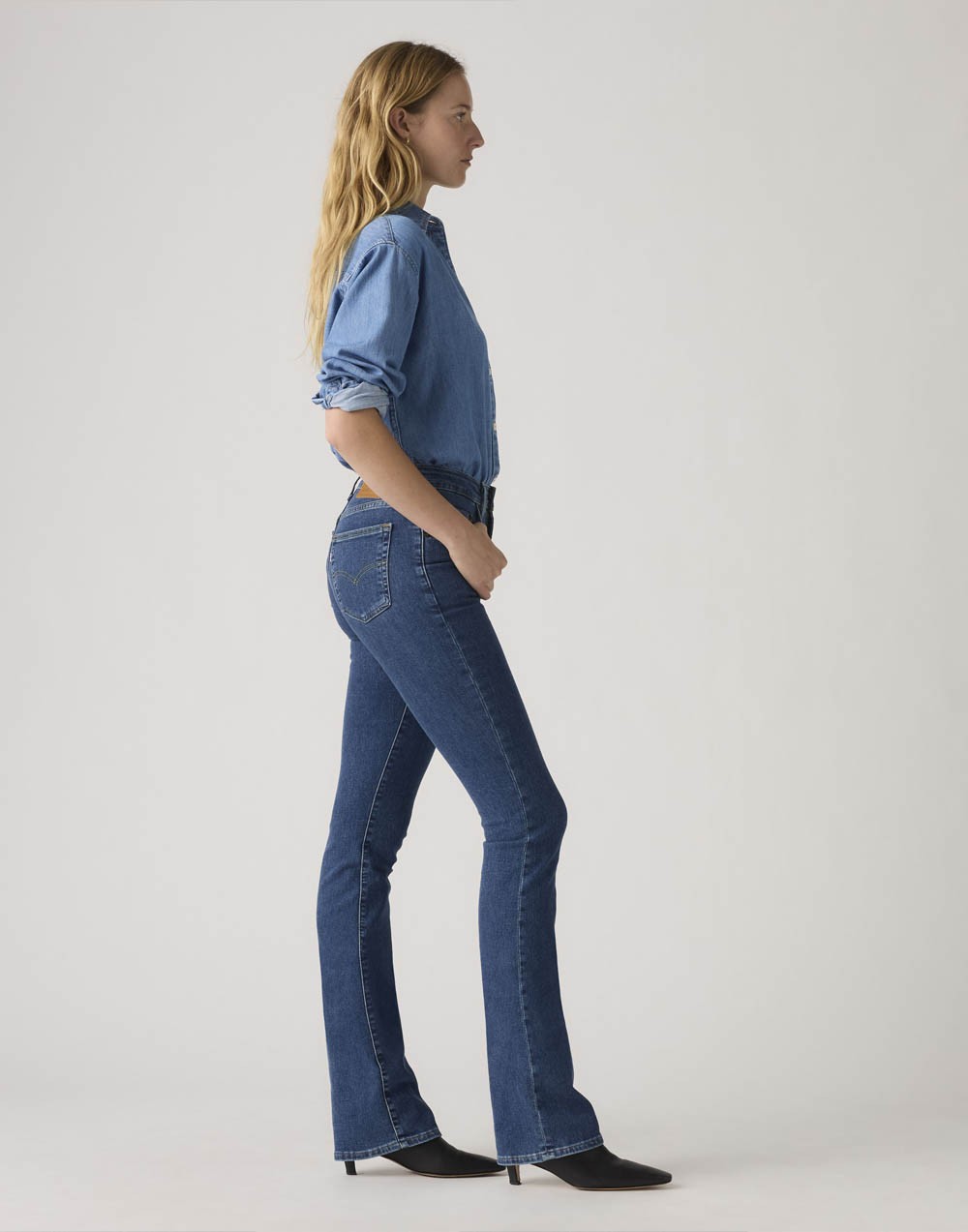 Spodnie Levi's® 725 High Rise Bootcut Triangle Exploration 18759 0234