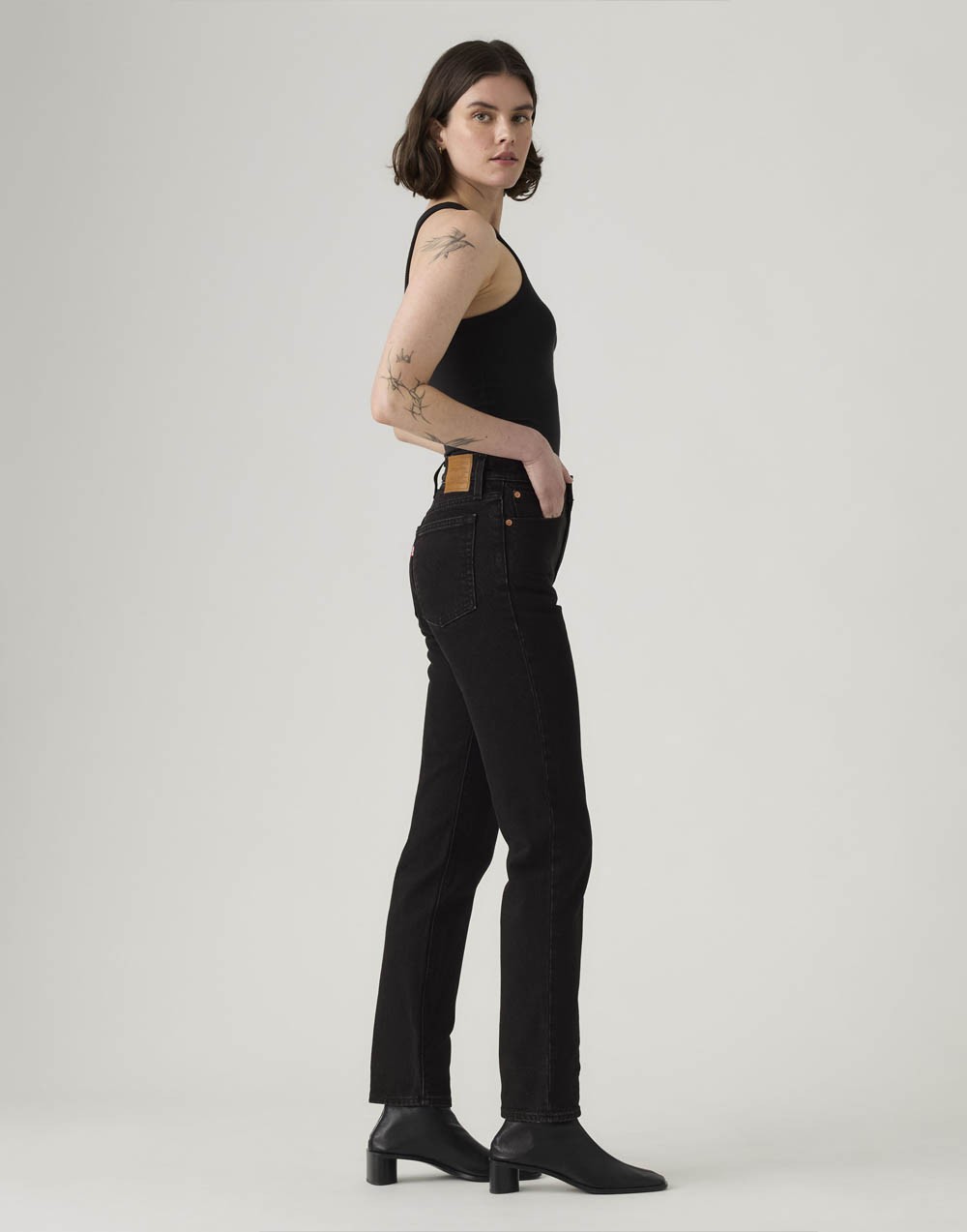 Spodnie Damskie Levi's® Wedgie Slim She's In The Zone 003NE 0000