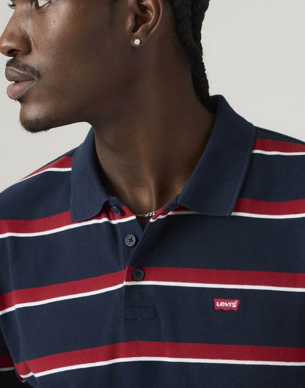Polo Levi's® Alden Stripe Navy Blazer Pique 35883 0326