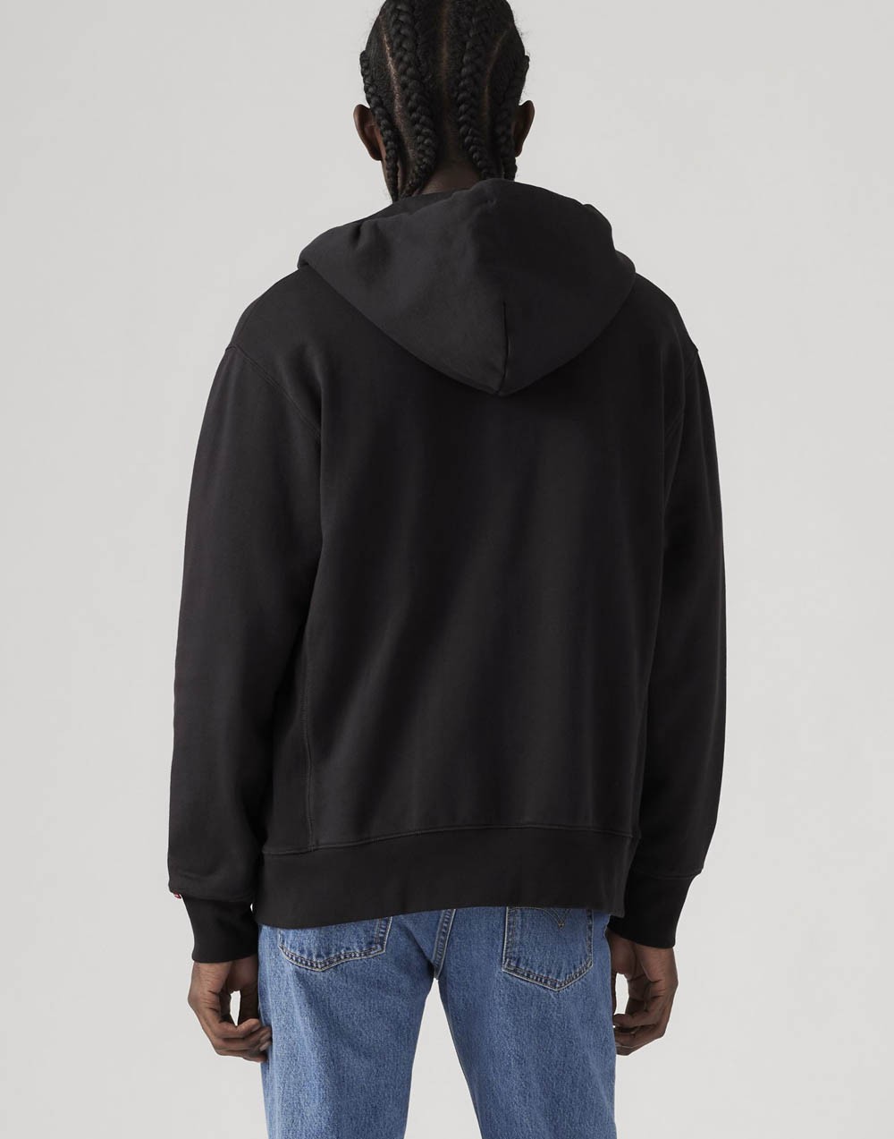 Bluza Męska Levi's® Authentic Full Zip - Black Agate Garment Dye F Black Agate A9265 0000