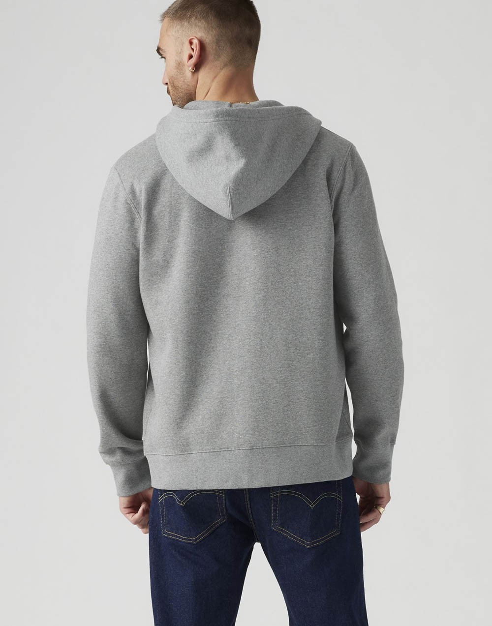 Bluza Męska Levi's® Core Ng Zip Up Mid Tone Grey Heather 34259 0000
