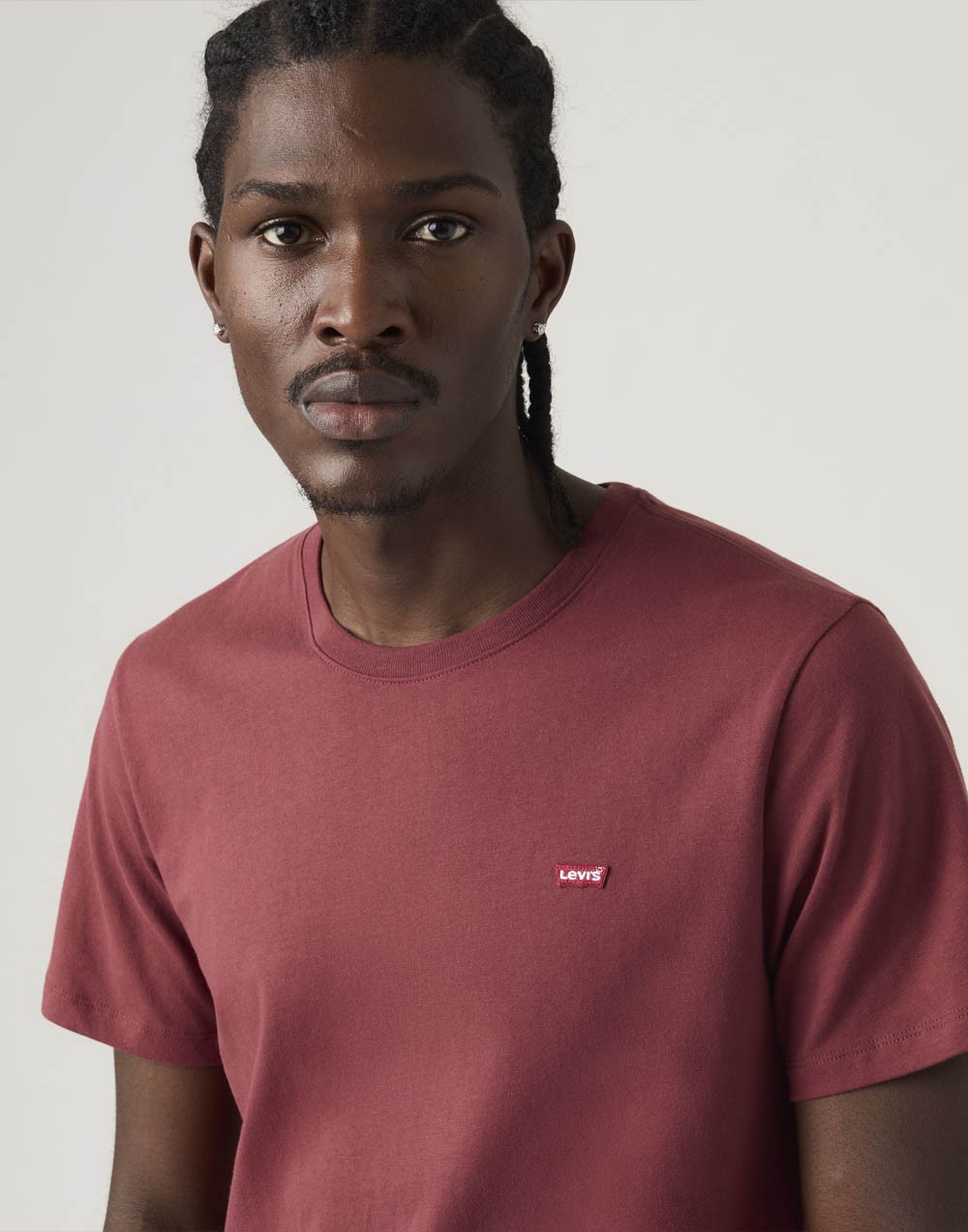 T-shirt Męski Levi's® SS Original Hm Tee Oxblood Red 56605 0308