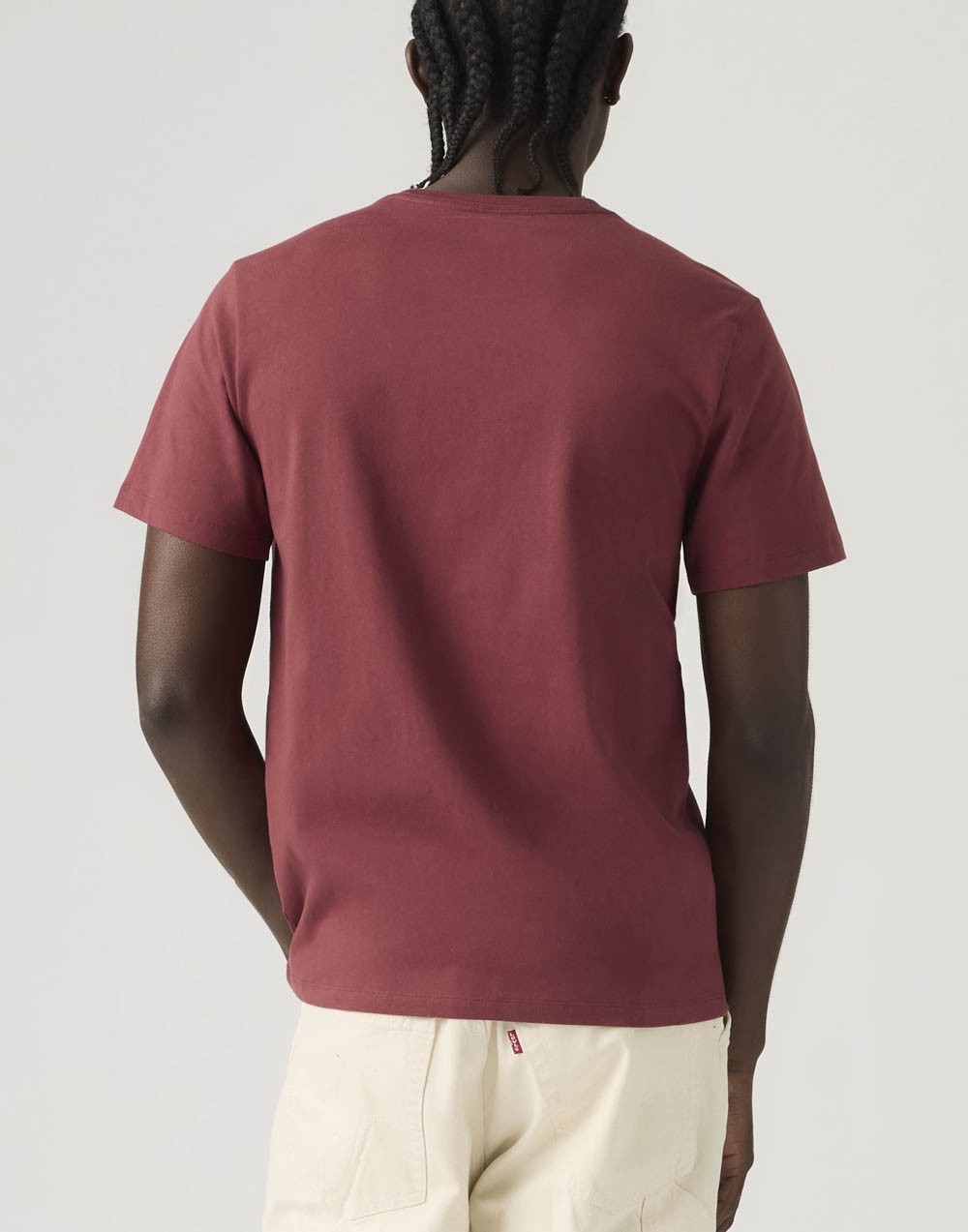 T-shirt Męski Levi's® SS Original Hm Tee Oxblood Red 56605 0308