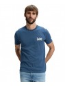 T-shirt Lee MEDIUM WOBBLY TEE 112376431 Academy Blue