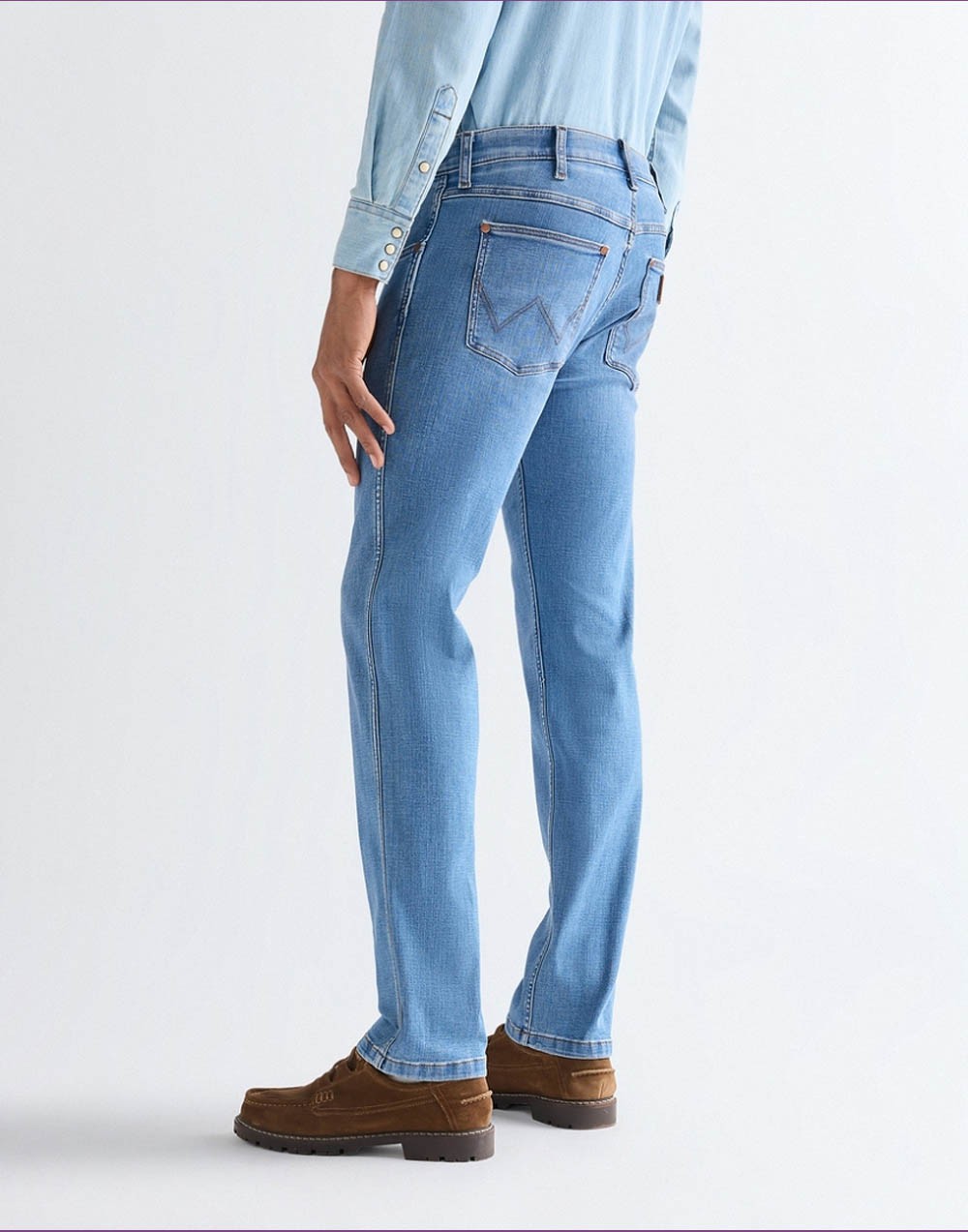Jeansy Wrangler Greensboro 112377761 Tabacco Ice