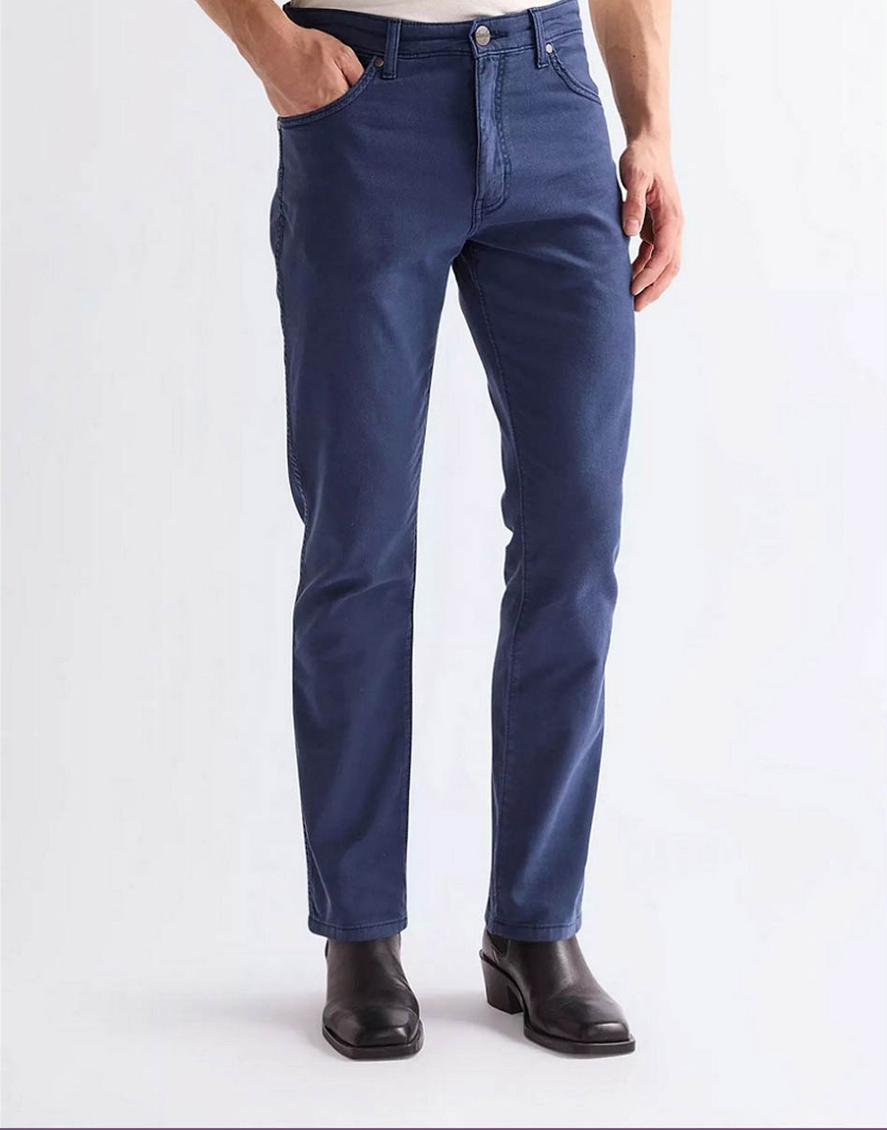 Spodnie Męskie Wrangler Larston Navy 112368492