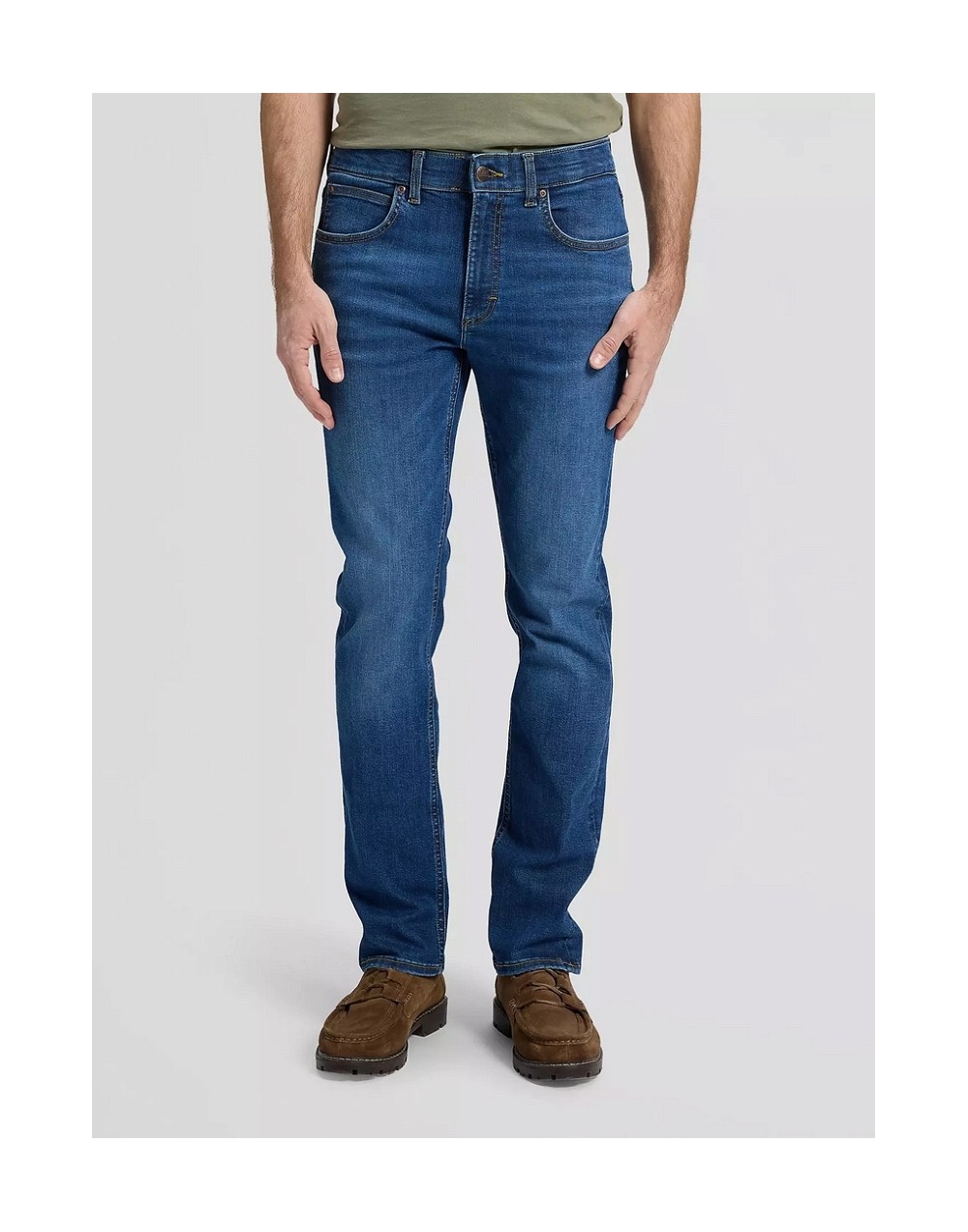 Jeansy Lee Daren Zip Fly 112376377 Blue Fuse
