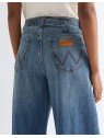 Spodnie Damskie Wrangler Lr Ultra Barrel Stormy Dust 112379736
