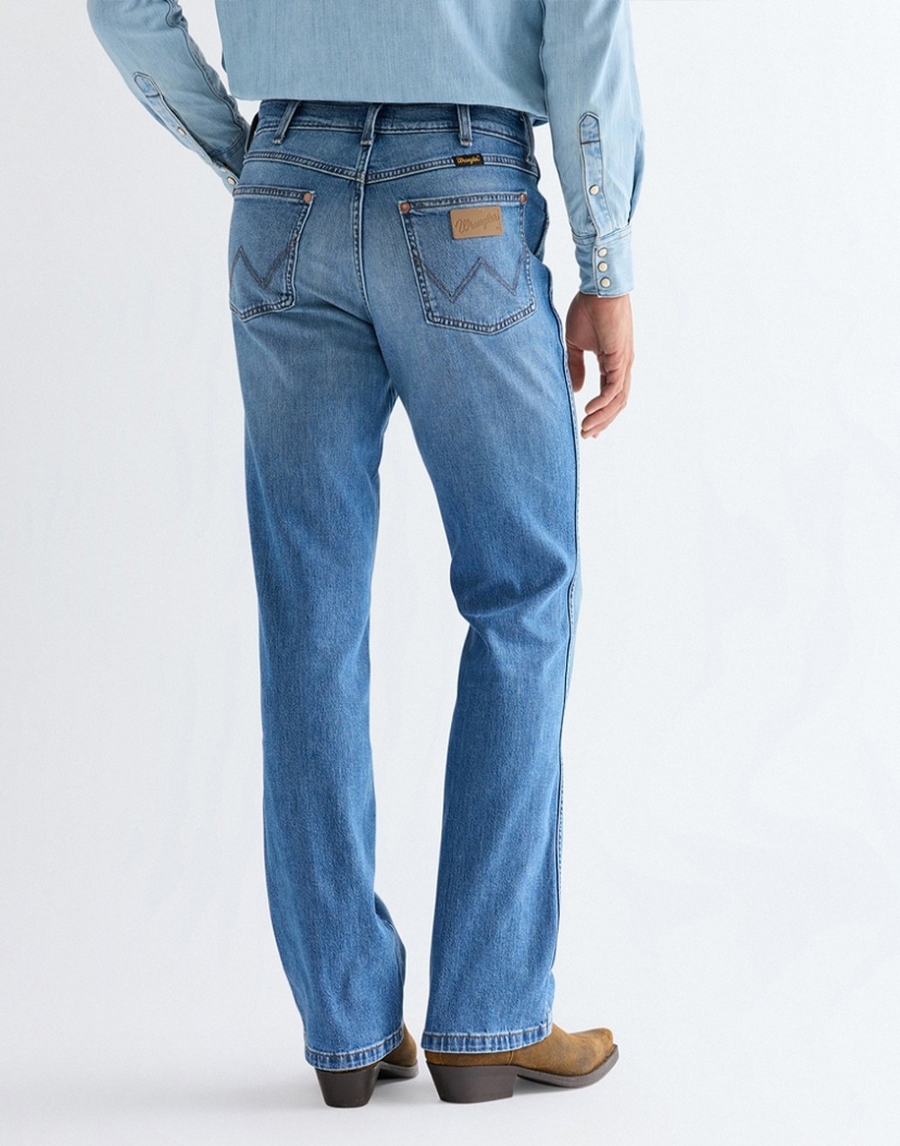 Jeansy Wrangler Wrancher 112377838 Harbor Blue